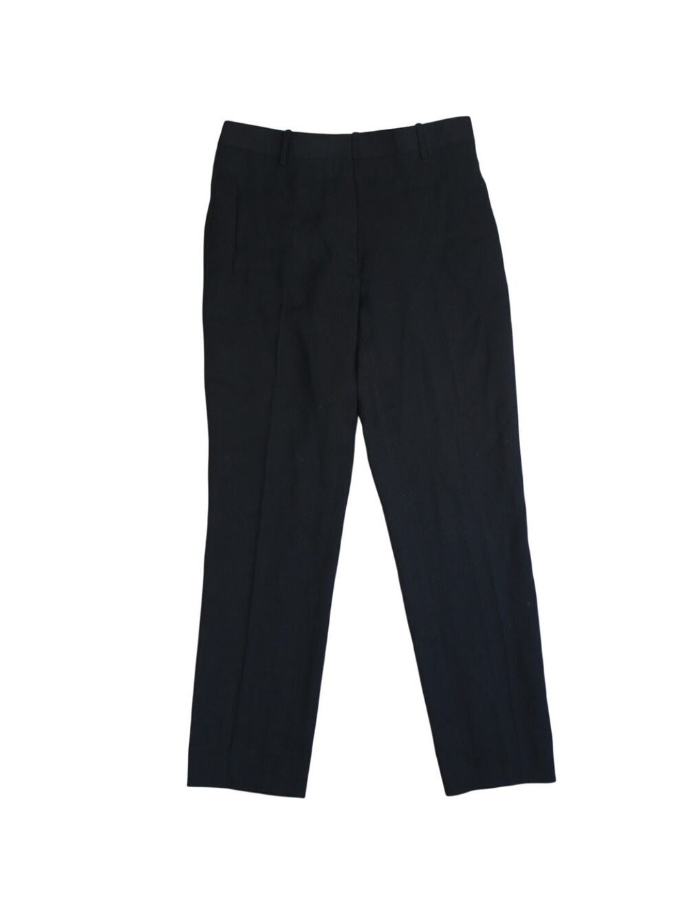 Celine Trousers Womens Size 40 Black Phoebe Philo Straight Leg Tailored Luxury